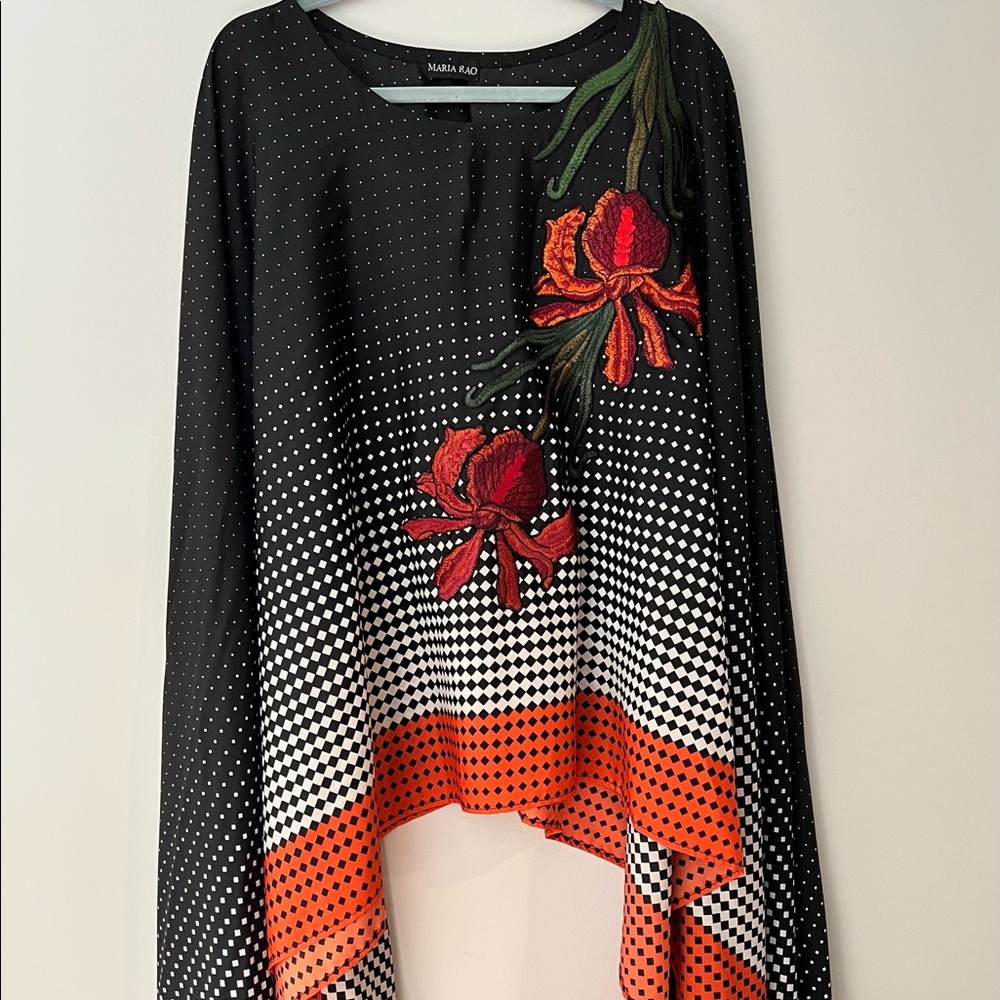 New georgette silk Poncho, Kaftan, Indian Pakistani kurtas, designer, stylish